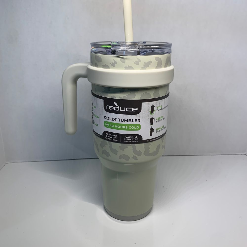 Reduce Vacuum Insulated Cold Tumbler Cheetah Print 40 oz